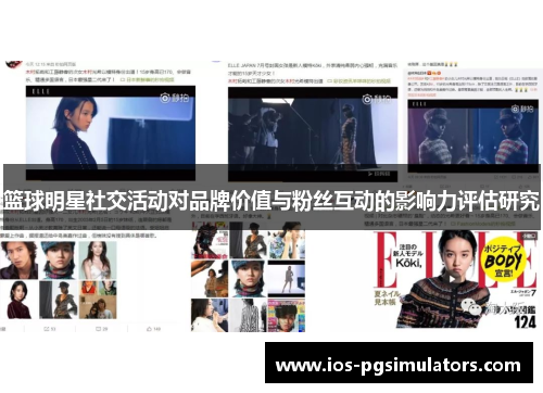 篮球明星社交活动对品牌价值与粉丝互动的影响力评估研究