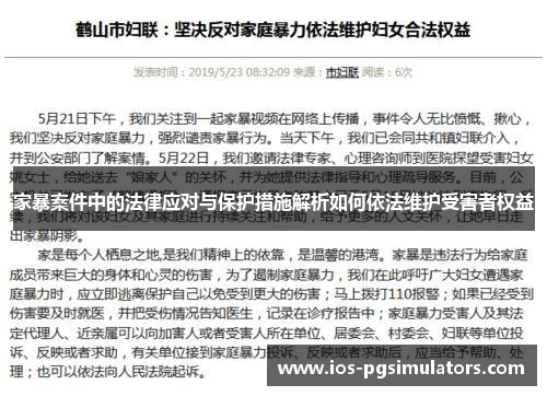 家暴案件中的法律应对与保护措施解析如何依法维护受害者权益