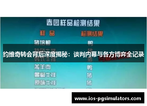 约维奇转会背后深度揭秘：谈判内幕与各方博弈全记录